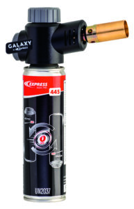 Palnik lutowniczy Galaxy by Express nr ref. G845 z kartuszem gazowym umożliwiającym natychmiastowe odwrócenie